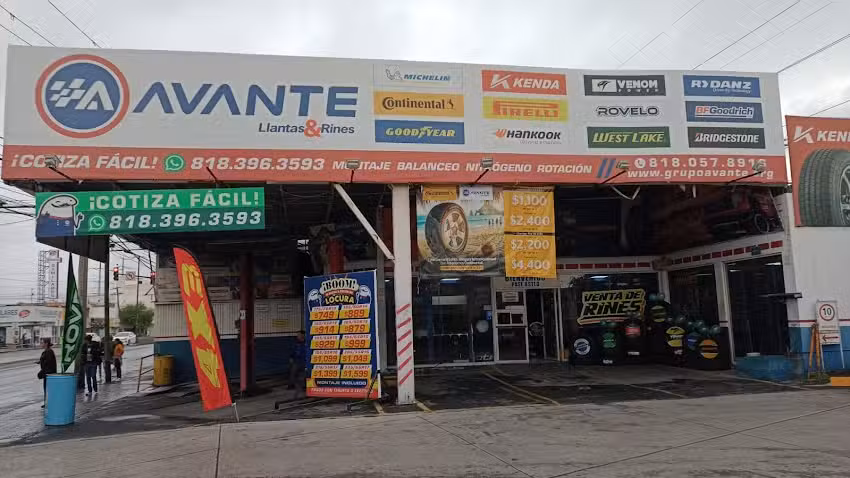 Avante Llantas Suc. Diego D&iacute;az