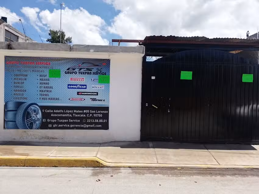 Grupo Tuxpan Service venta de llantas nuevas y reparación