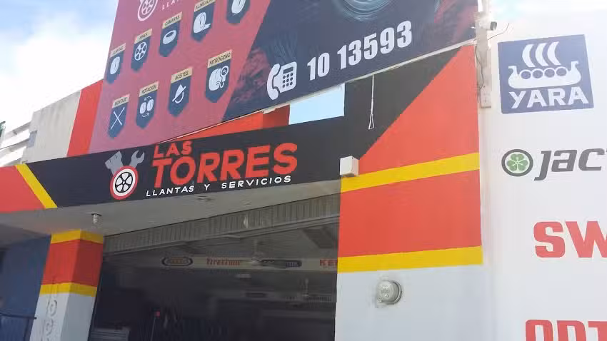 Las torres: llantas y servicios.