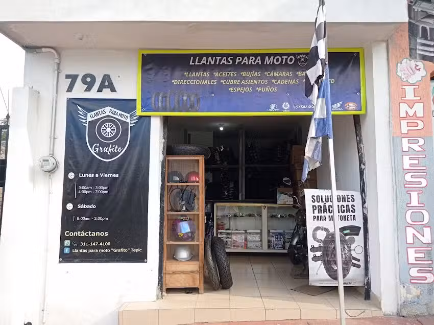 Llantas para moto &ldquo;Grafito&rdquo; Tepic