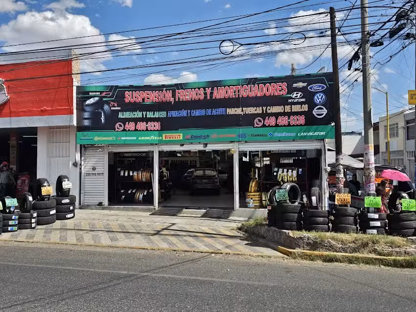 LLANTAS , SUSPENSI&Oacute;N Y FRENOS
