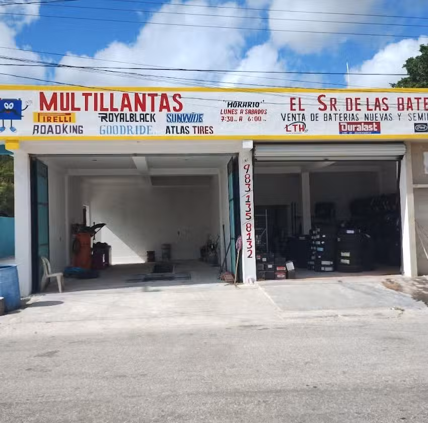 Llantas y baterias el sr de las bater&iacute;as