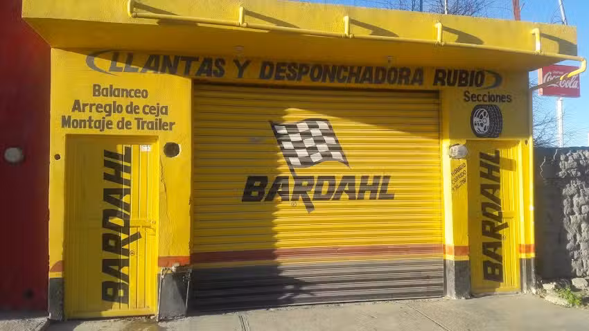 Llantas y desponchadora &ldquo;RUBIO&rdquo;