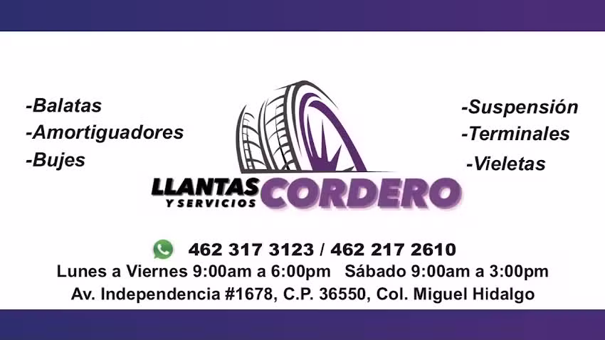 Llantas y Servicios Cordero