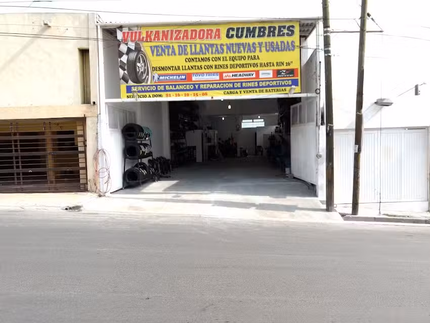 Llantas y Vulcanizadora Cumbres