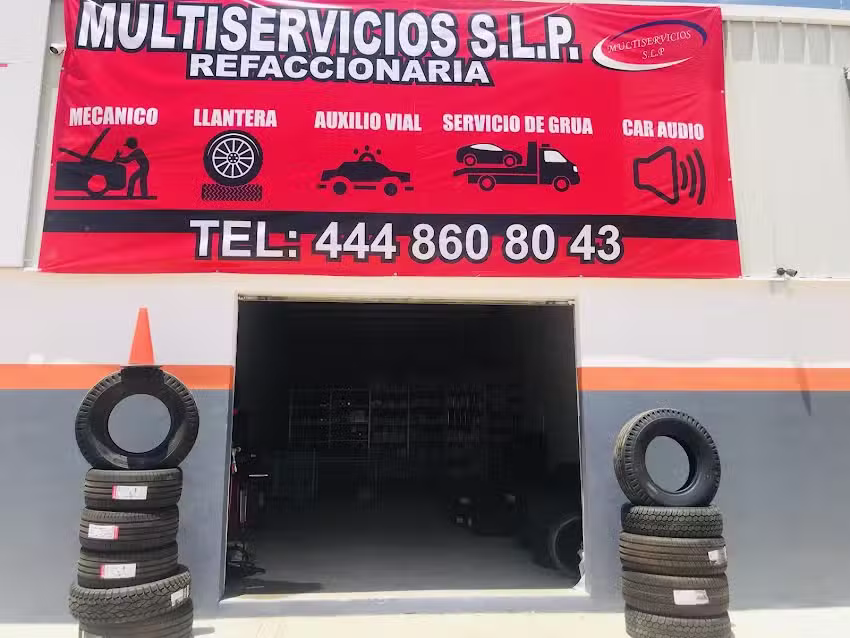 Llantera, Auxilio Vial, Multiservicios