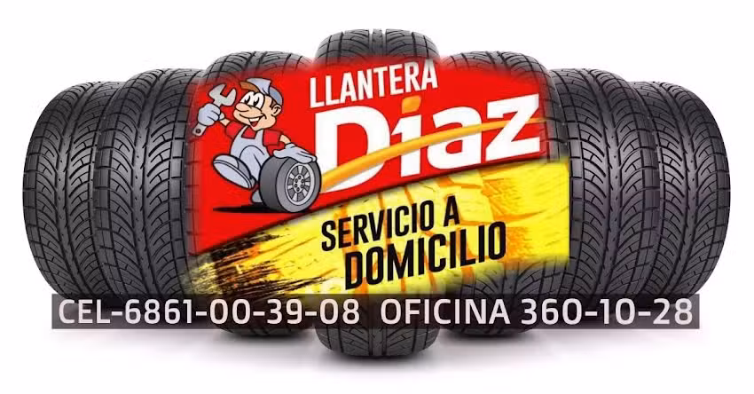 Llantera D&iacute;az &ldquo;Servicio a Domicilio&rdquo;