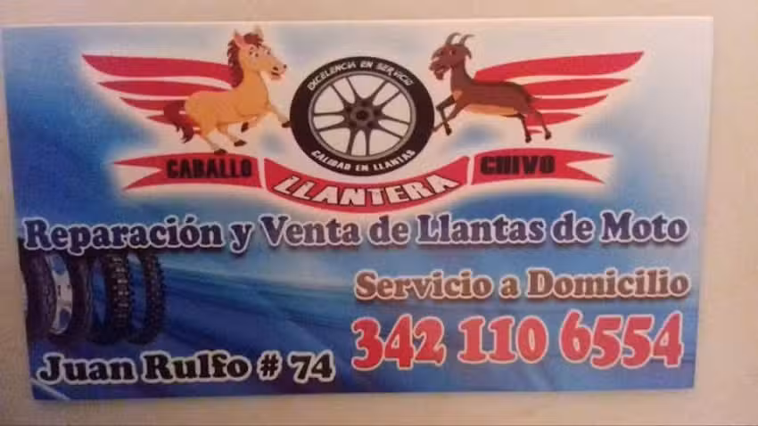 Llantera &rdquo; El CHIVO Y EL CABALLO&rdquo;