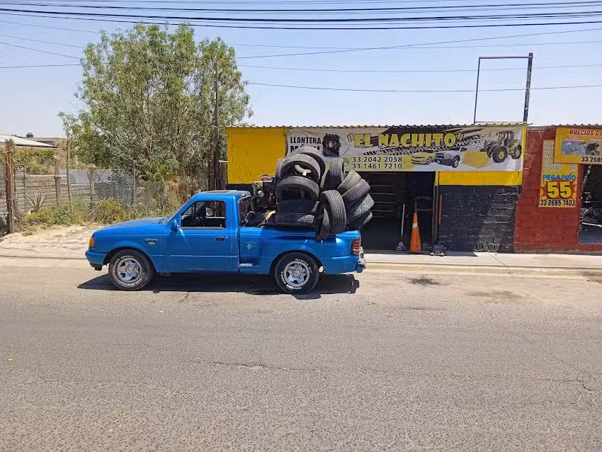Llantera el Nachito servicio m&oacute;vil