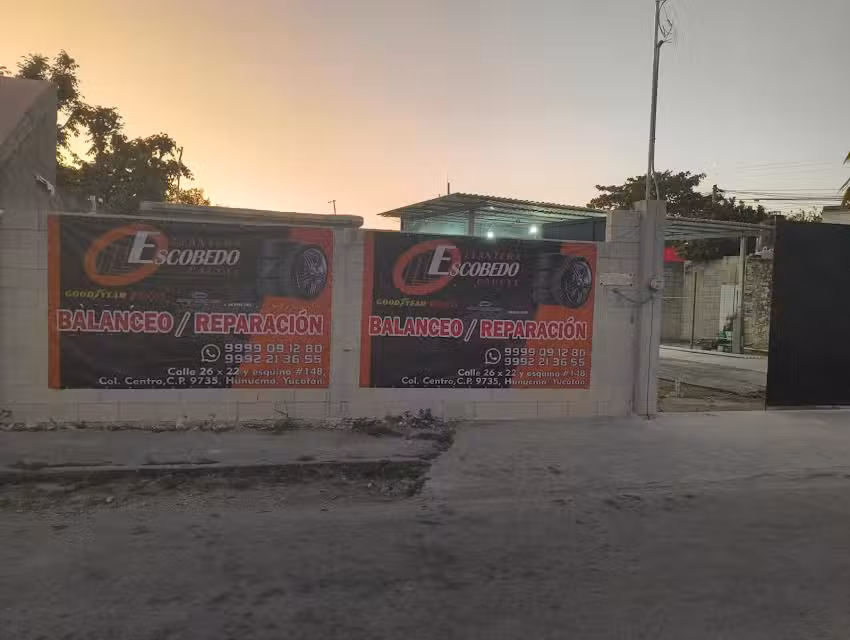 Llantera Escobedo Hunucm&aacute;