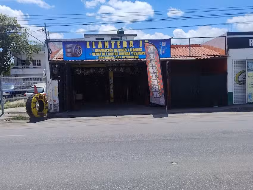 Llantera JR reparaci&oacute;n d llantas y rines venta d llantas y rines