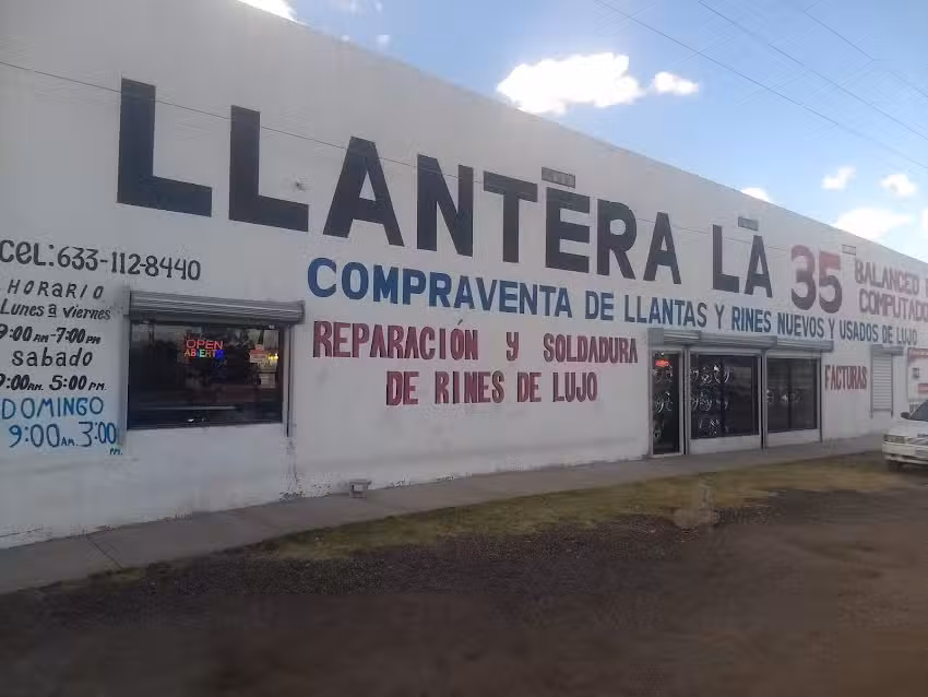 Llantera la 35