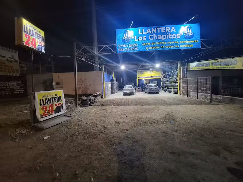 Llantera &ldquo;Los chapitos&rdquo; 2 suc. progreso