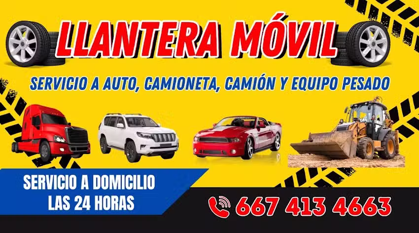 Llantera m&oacute;vil cln