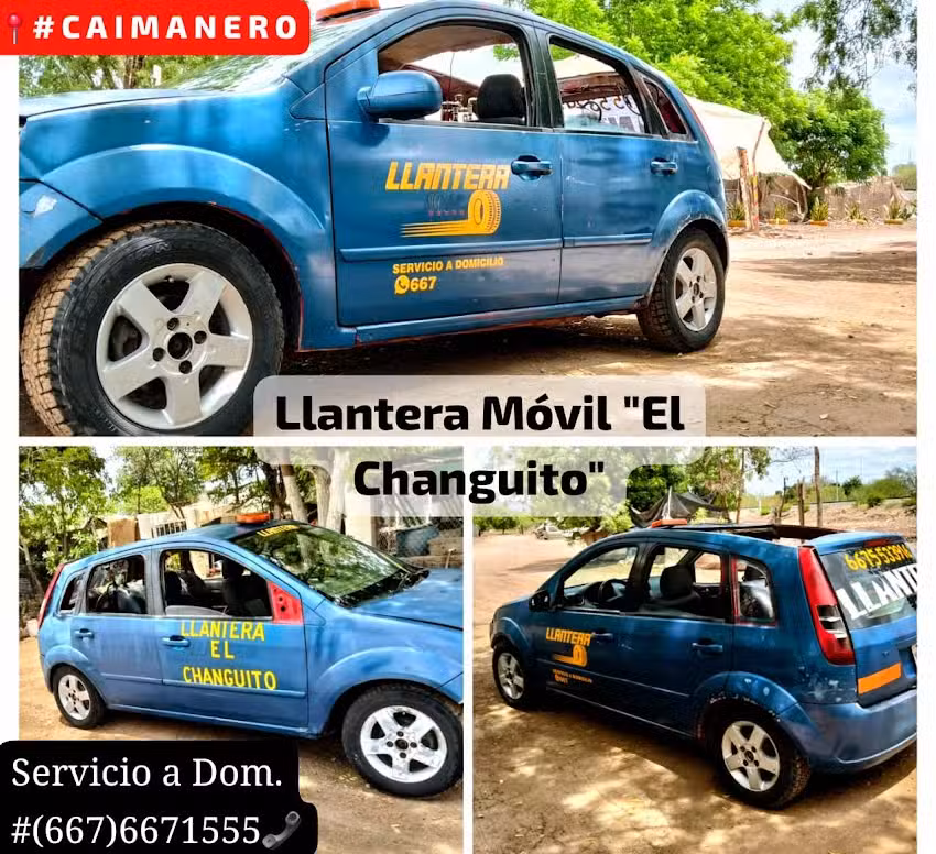 Llantera M&oacute;vil &ldquo;El Changuito&rdquo;