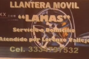 Llantera M&oacute;vil LAMAS
