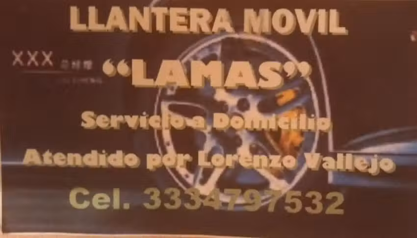 Llantera M&oacute;vil LAMAS
