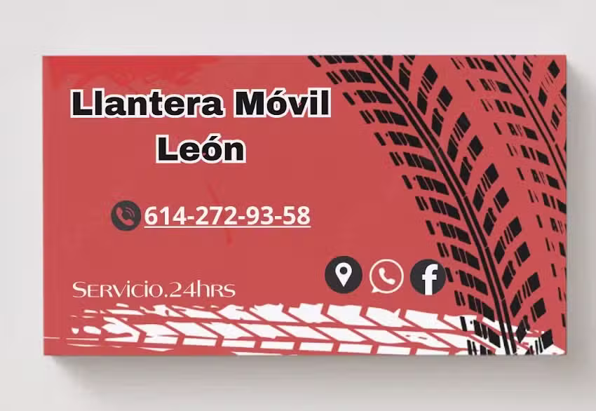 Llantera m&oacute;vil leon