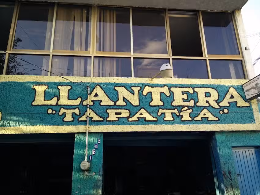 Llantera tapat&iacute;a