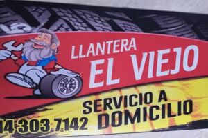 Llantera y desponchado el Viejo