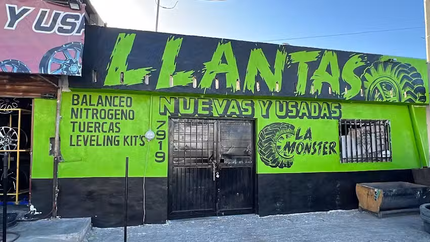 Llantera y Desponchadora La Monster
