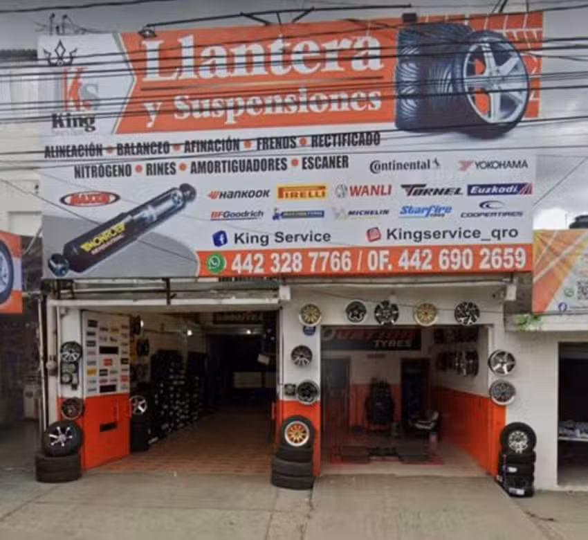 Llantera y suspensiones king service