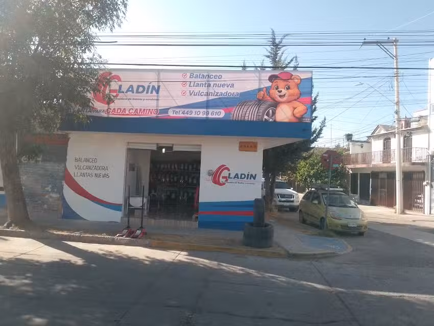 Llantera y vulcanizadora Gladin