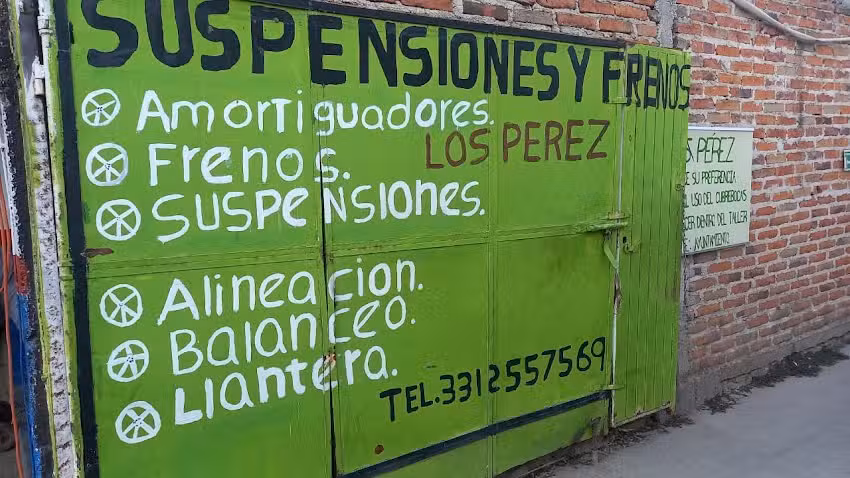 Los Perez. Frenos, Suspensiones y Alineaci&oacute;n