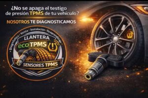 SENSORES TPMS VENTA Y PROGRAMACION , LLANTERA ECO LLANTAS , SERVICIO DE NITROGENO