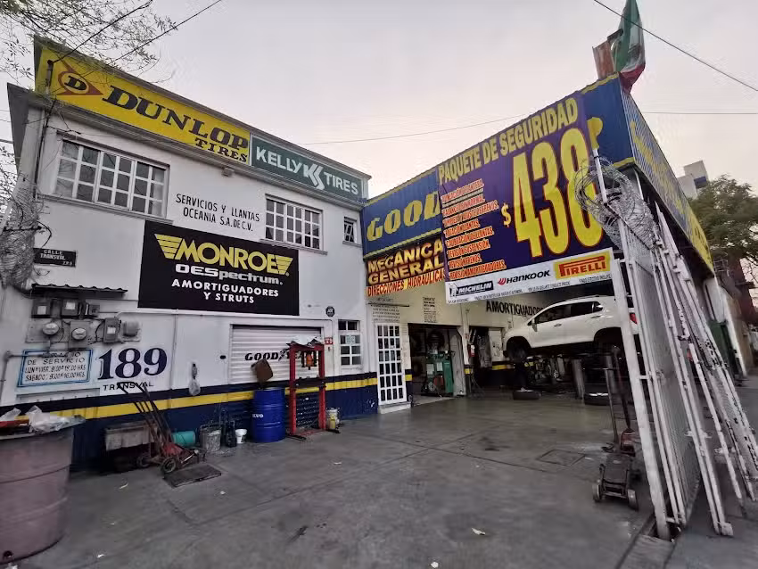 Servicios y Llantas Oce&aacute;nia