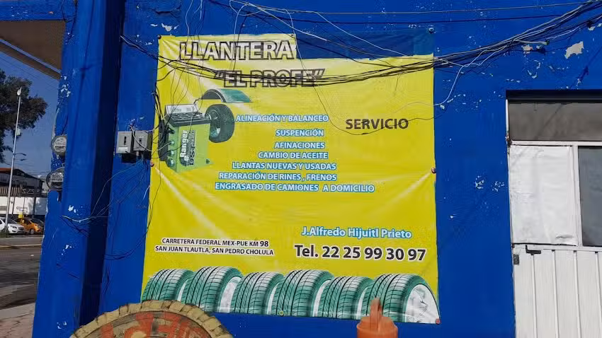 Talacheria o llantera el profe