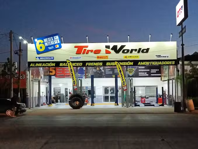TIRE WORLD GRUPO OTR LLANTAS | TALLER DE SUSPENSION Y FRENOS