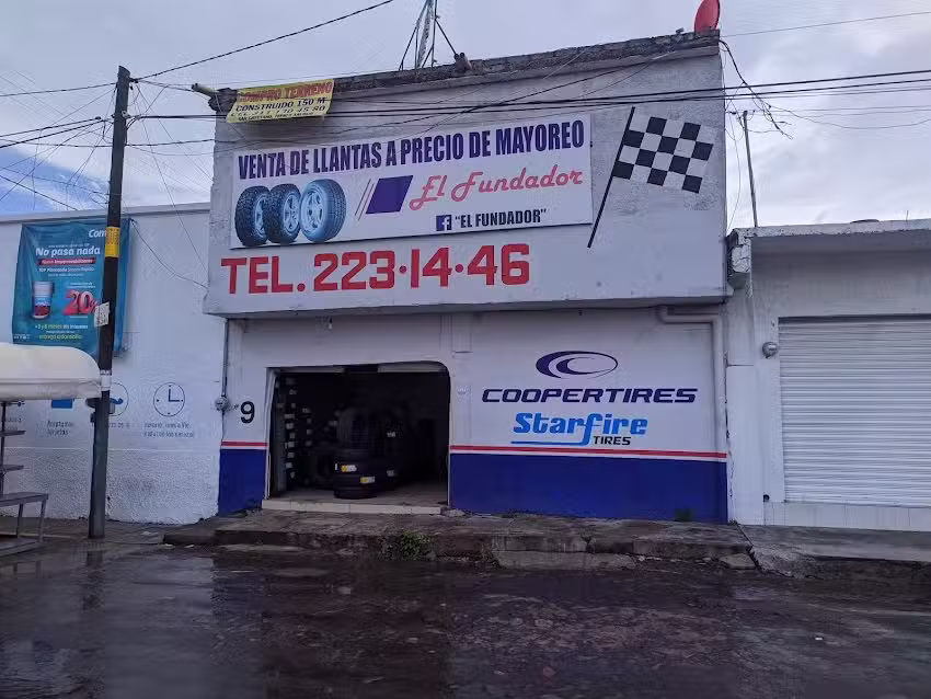 Venta de llantas El fundador Jorge Borrayo