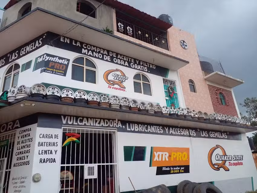 Vulcanizadora, Aceites, Llantas, Rines y Accesorios Las Gemelas