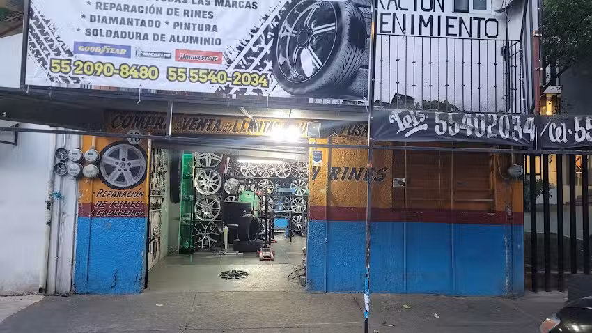 Vulcanizadora David rines y llantas
