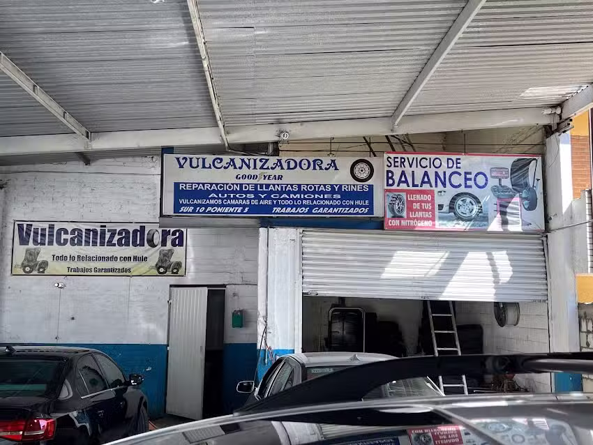 Vulcanizadora Goodyear reparadora de neum&aacute;ticos