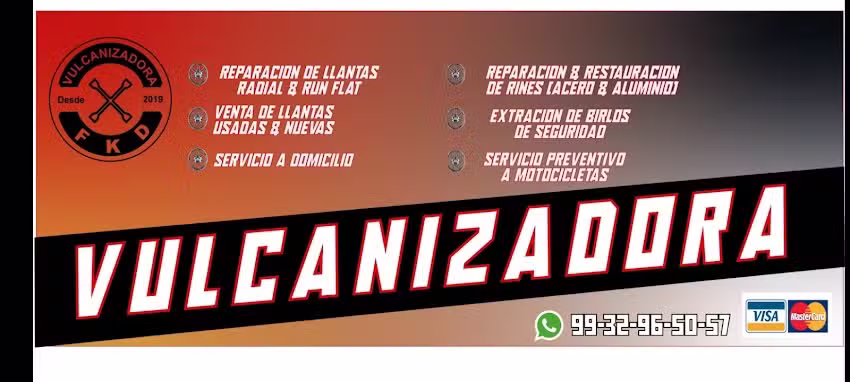 Vulcanizadora llantas y servicios FKD