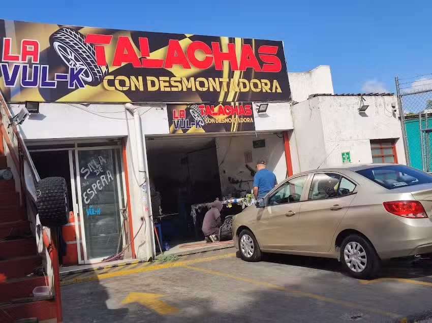 Vulcanizadora y llantera